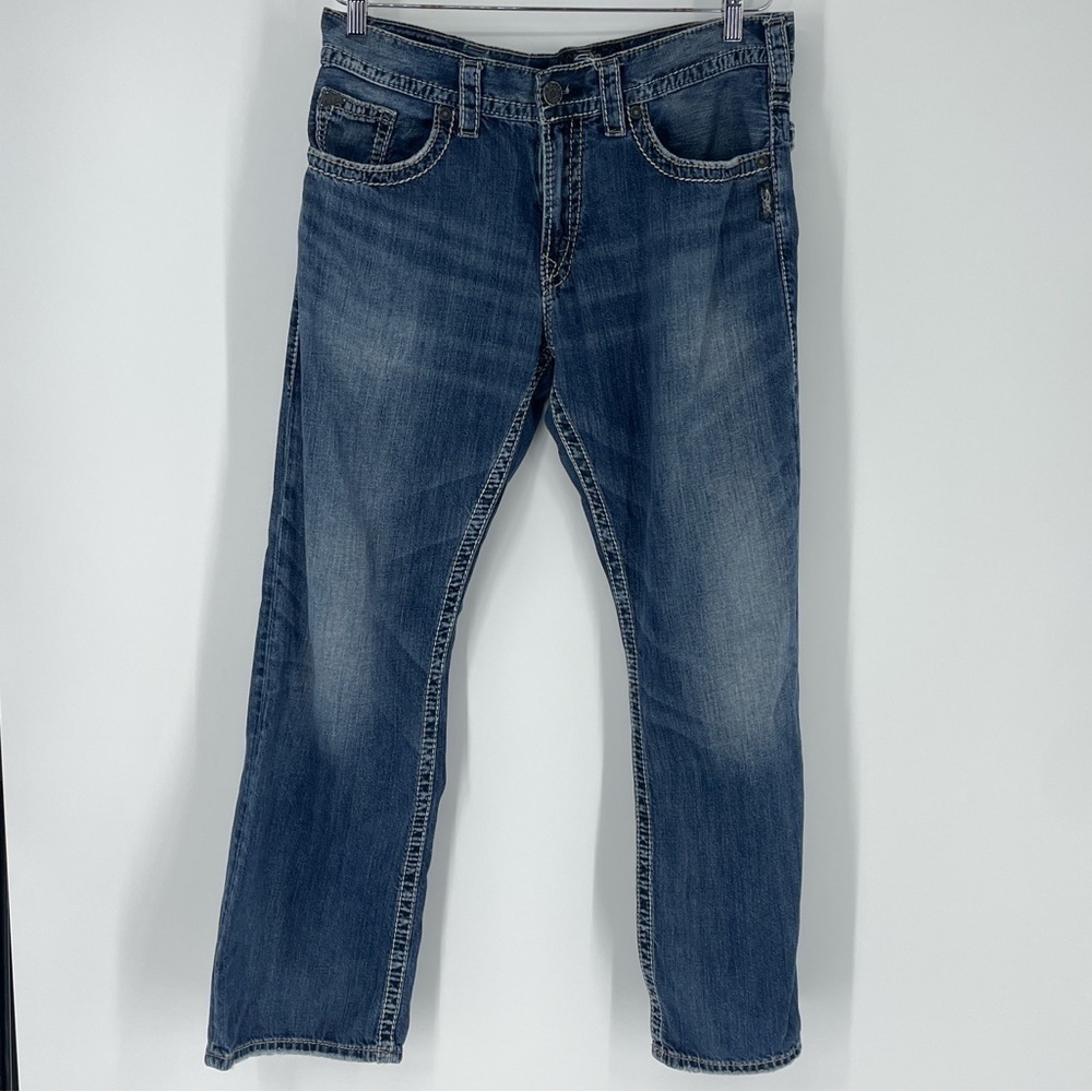 Silver Men’s Zac Jeans Blue 34 X 30 Classic Casual